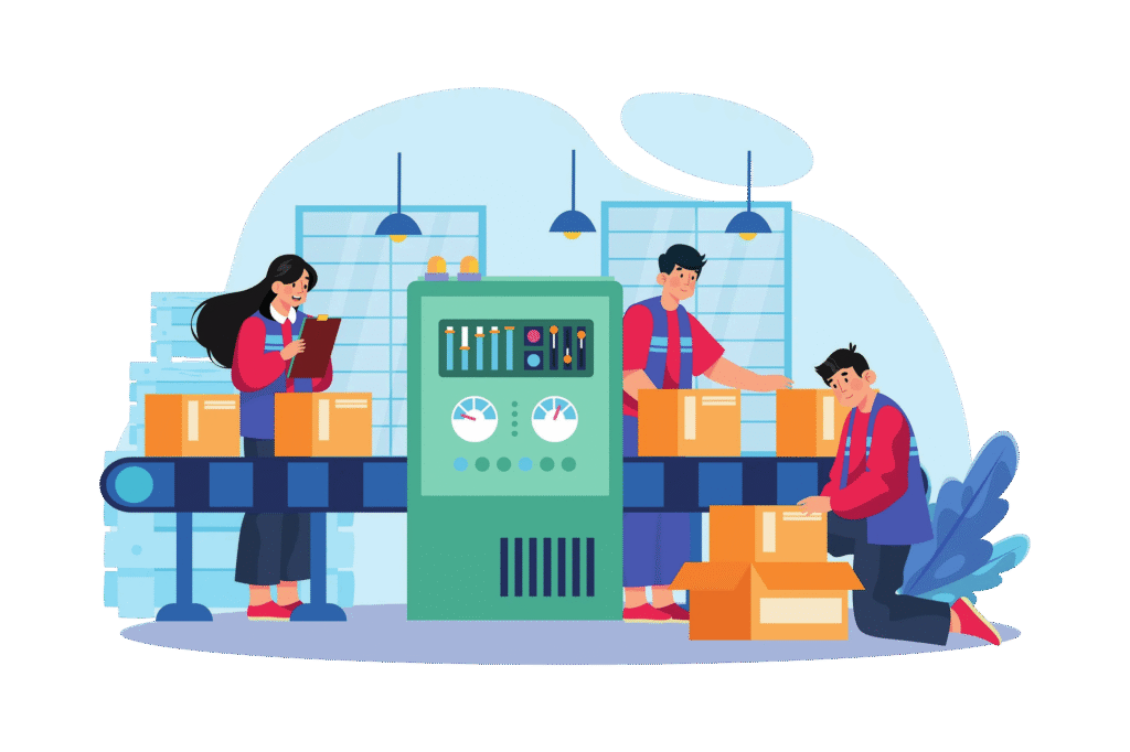 Co-packing : préparation de commandes